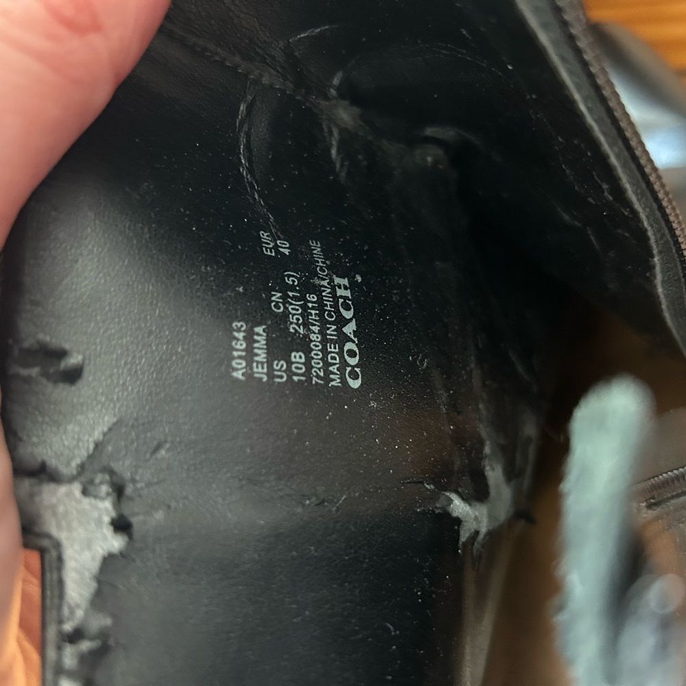 Coach Leather Boots - Picture 8 of 9